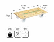 Přepravní pomůcka Wagner 1141 Nosnost 250 kg 575 mm x 300 mm FSC®