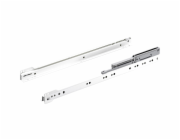 Částečný výsuv Hettich, kolečkový výsuv 400 mm, ocel, práškově lakovaná bílá, 1 kus