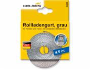Schellenberg Maxi roletový popruh 23 mm 4,5 m šedý