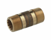 Kirchhoff dvojitá vsuvka 21 mm (vnější závit 1/2") x 40 mm hladká