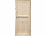Radex Vnitřní dveře 6002/03 masivní borovice 73,5 x 198,5 cm pravý pant FSC®