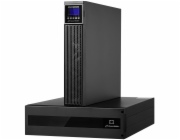 PowerWalker Nouzový online zdroj napájení 6kVA RTG PF1, 2x IEC výstup + svorkovnice, USB/RS-232, LCD, 19palcový rack + baterie