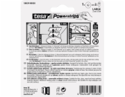 Tesa Powerstrips - Indoor - Univerzální háček - Bílá - Plast - Lepicí proužky - 0,5 kg