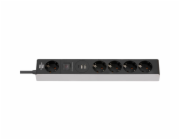 Brennenstuhl el.prodluzovacka  5-nás. 1,5m USB nabíjecí