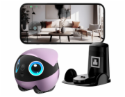 Enabot EBO Air 2 Plus robot pro domácí mazlíčky s 3K kamerou a růžovou
