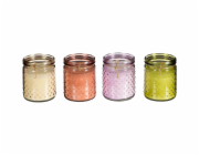 Svíčky Mica Decorations Citronella Hnědá Zelená Fialová Světle Hnědá O10 cm Různé barvy