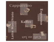 Ubrus DC-fix Cappuccino Chocolate O kulatý 150 cm