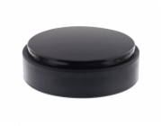 Lepicí zarážka na podlahu Wagner Black Deluxe O 50 mm x 15 mm černá