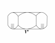 Koncová krytka Kirchhoff 30,3 mm (1" vnitřní průměr) prázdná