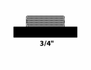 Těsnění sítka Kirchhoff pro lapač nečistot 26,4 mm (3/4")