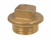 Kirchhoff zátka 21 mm (1/2" vnější závit) mosaz