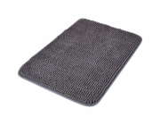 Koupelnová předložka Baliv 40 cm x 60 cm polyesterová tmavě šedá