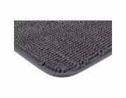 Koupelnová předložka Baliv 50 cm x 80 cm polyesterová tmavě šedá