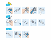 Sada Grohe QuickGlue S pro sprchové produkty