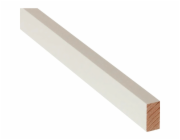 Döllken Profiles Obdélníkový pásek, bílý lak, 10 mm x 20 mm, délka 900 mm