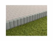 Diephaus mini palisáda drážkovaná šedá 40 x 11 x 11 cm