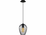 Eglo Závěsná lampa Newtown Black O 16 cm