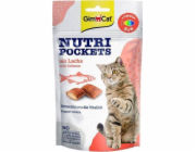 GIMCAT Nutri pockets Salmon - pamlsek pro kočky - 60g