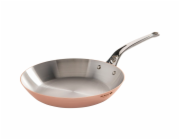 Pánev de Buyer, 6224.28, PRIMA MATERA, tvar pánve lyonnaaise, rukojeť z nerezové oceli, pro všechny varné desky, průměr 28 cm (dno 20 cm), výška 4 cm, váha 1,86 kg