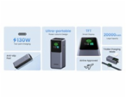 Powerbanka UGREEN 20000mAh 130W s rychlým nabíjením