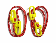 Strend Pro upínací guma LB321, 8 mm, 2x 100 cm, s PVC karabinami