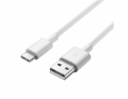 PremiumCord Kabel USB 3.1 C/M - USB 2.0 A/M, rychlé nabíjení proudem 3A, 50cm, bílá