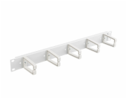 Lanberg 1U kabelový organizér s typem B pro 19'' stojany, šedý (AK-1202-S)