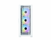 Zalman skříň I3 Neo / middle tower / ATX / 4x120 ARGB fan / 2xUSB 3.0 / 1xUSB 2.0 / skl. přední panel i bočnice / bílá