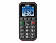 MAXCOM MM428 L, Telefón pre seniorov, čierny