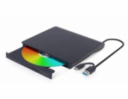 GEMBIRD externí USB DVD mechanika, černá