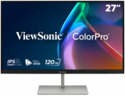 ViewSonic VP2766-2K 27" QHD 3 sides Frameless SuperClear IPS Monitor  s 100% sRGB, 90W USB-C, ergonomický stojan, černý