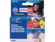 Náplň do inkoustové tiskárny ActiveJet AEB-712N 15ml azurová