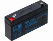 MPL MW POWER MW 1.3-6 UPS battery Lead-acid accumulator AGM Maintenance-free 6 V 1 3 Ah Black