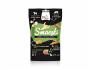 SYTA MICHA Vege Smaczki se sladkými bramborami, mrkví a banánem - pochoutka pro psy - 80 g