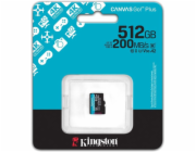 Kingston Canvas Go Plus A2/Micro SDXC/512GB/UHS-I U3 / Class 10