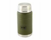M-Tac UN-R02-750A Termoska na jídlo se skládací lžící z nerezové oceli 750 ml Olivová