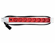 Schrack Napájecí panel PDU 19",8xČSN,1xC14,10A,1U,kabel 2m IU070131 Napájecí panel PDU 19",8xČSN,1xC14,10A,1U,kabel 2m