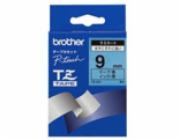 BROTHER TZE521 - kazeta TZ šířky 9mm, laminovaná TZE-521, modrá/černé písmo