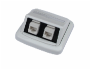 OPTIX UTP dvojzásuvka ABB TANGO 2xRJ45 cat.5e