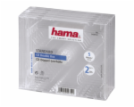 Hama CD-Double-Box     pack of 5 Transparent Jewel-Case     44752