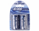 1x2 Ansmann NiMH Akku 10000 Mono D 9300 mAh