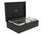 Bredemeijer box na caje cerny s 6-ti cajovymi dozami    184009