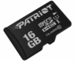 Paměťová karta Patriot microSDHC 16GB Class10