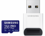 Samsung micro SDHC karta 256GB PRO Plus + USB adaptér