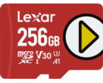 Lexar microSDXC Class 10 256 GB LMSPLAY256G-BNNNG Lexar paměťová karta 256GB PLAY microSDXC UHS-I cards, čtení 150MB/s C10 A1 V30 U3
