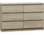 Topeshop M6 120 SON 2X3 komoda dub