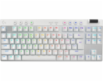 Logitech G PRO X TKL LIGHTSPEED Gaming Keyboard - WHITE - US INT L - 2.4GHZ/BT - TACTILE
