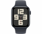 Apple Watch SE (2024) GPS 40mm Midnight Aluminium Case with Midnight Sport Band - S/M