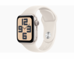 Apple Watch SE (2024) GPS 40mm Starlight Aluminium Case with Starlight Sport Band - M/L
